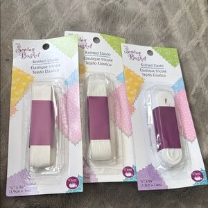 Knitted Elastic White